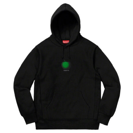 Supreme - Apple Logo Hoodie (Black)