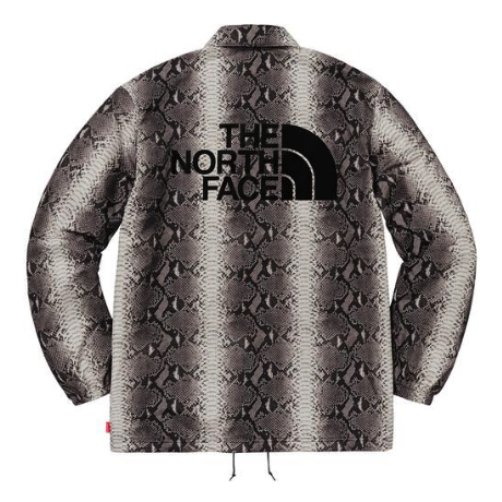 Supreme x The North Face - Snakeskin Print Coach's Jacket (Black)