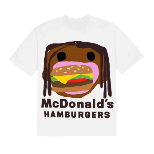 Travis Scott x McDonalds x CPFM - Burger Mouth T-Shirt (White)