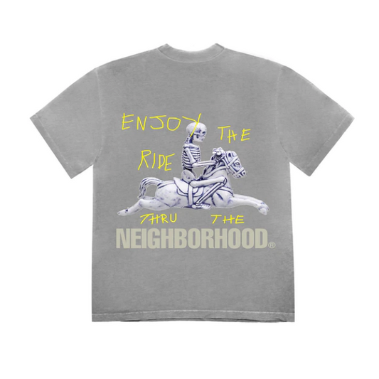 Travis Scott x Neighborhood - Carousel Logo Print T-Shirt