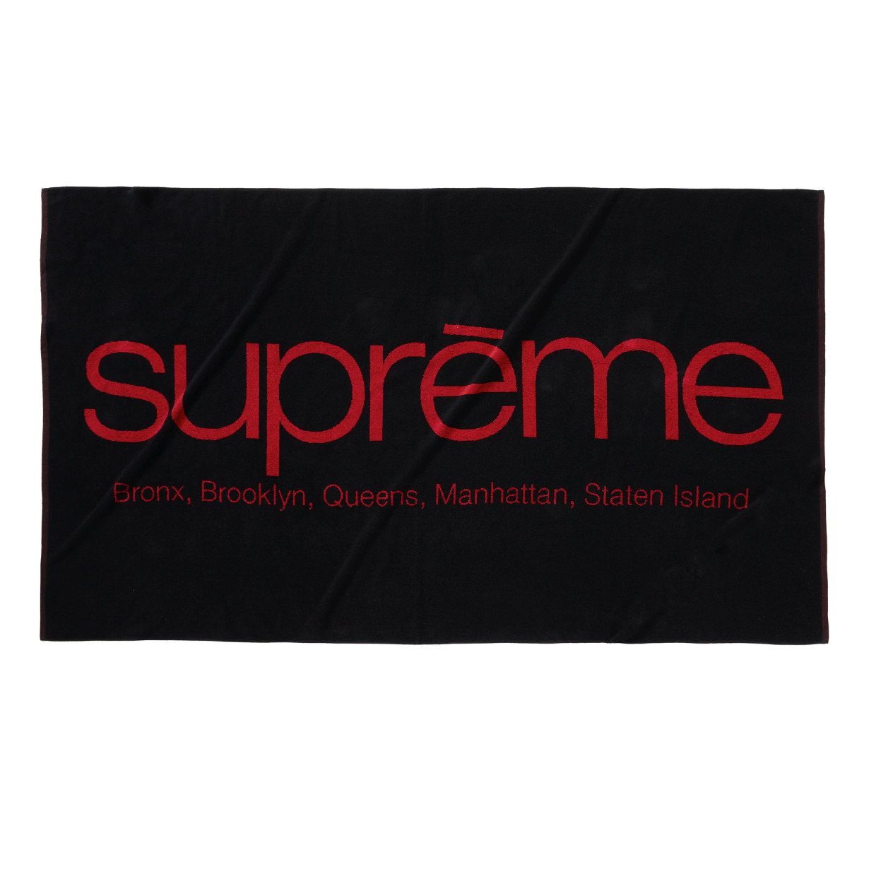 Supreme - Five Boroughs Logo Towel (Black) – eluXive