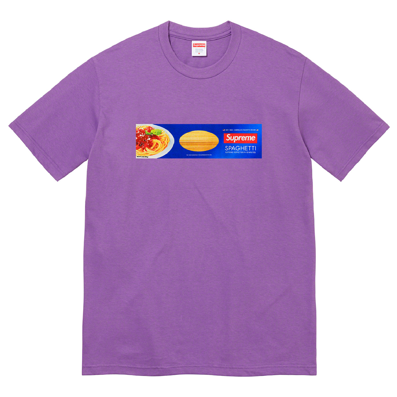 Supreme - Spaghetti Box Logo T-Shirt (Purple)