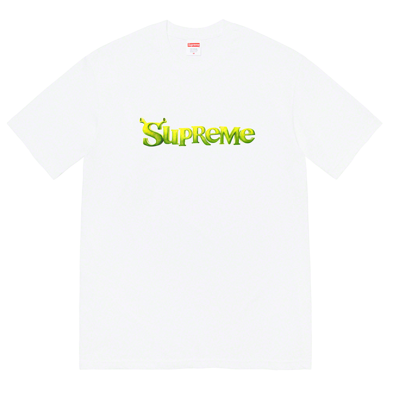 Supreme - Shrek Logo T-Shirt (White)