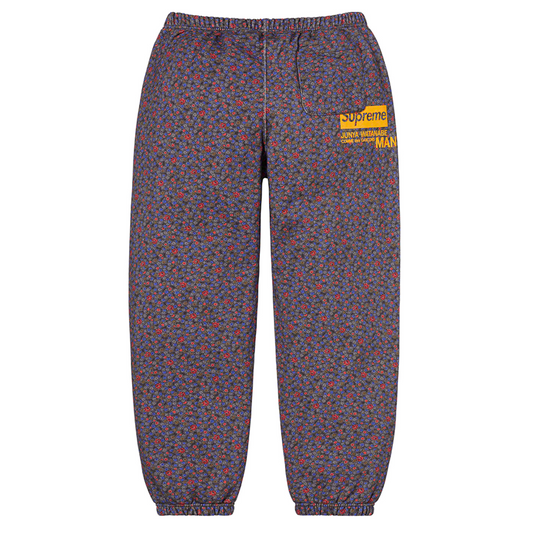 Supreme x Junya Watanabe - Floral Print Box Sweatpants
