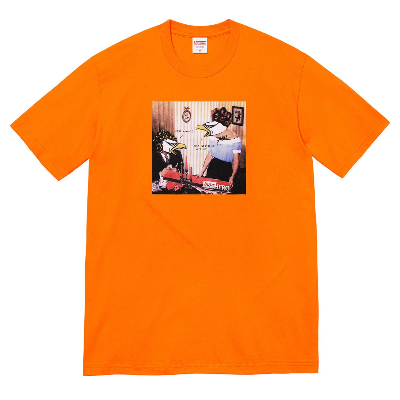 Supreme x Antihero - Orange Curbs Artwork T-Shirt