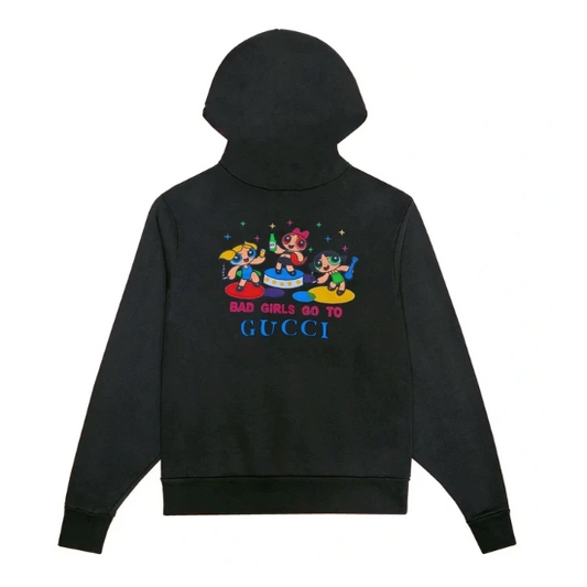 Mega Yacht - Good Girls 'Chanel/Gucci' Logo Hoodie (Black)
