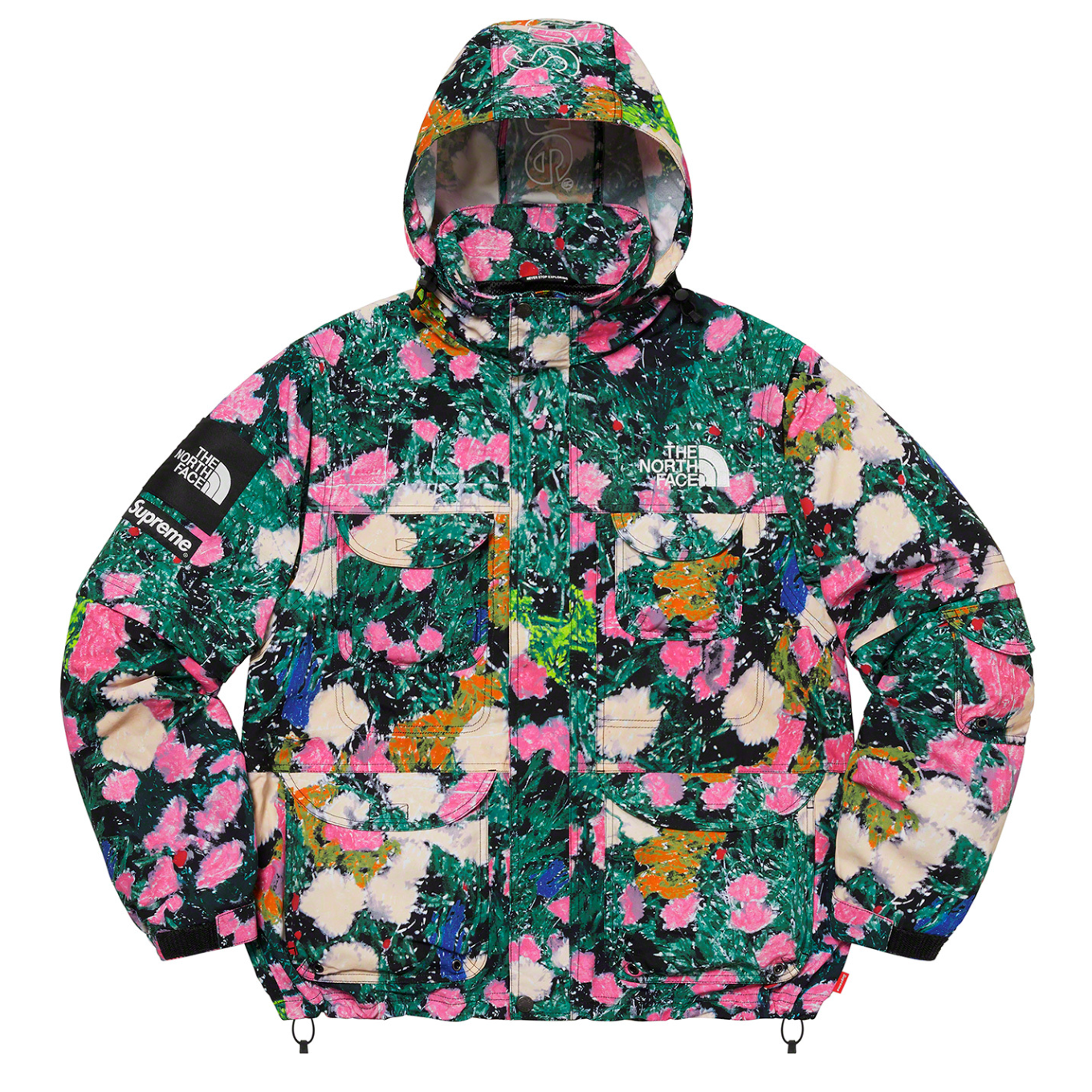 Supreme x The North Face - Flowers Print Trekking Convertible Jacket