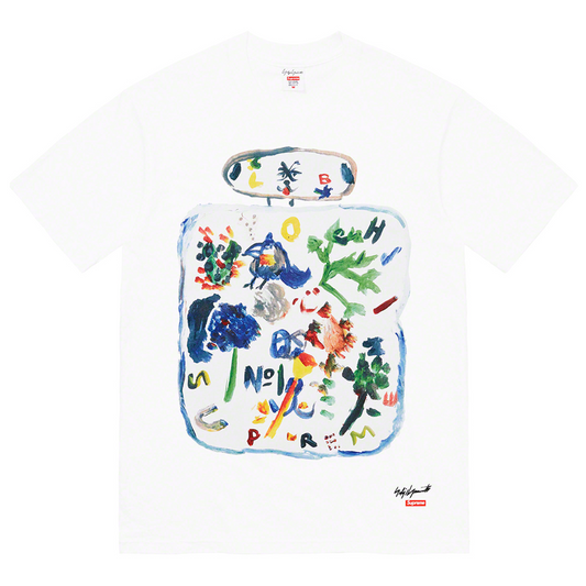 Supreme x Yohji Yamamoto - Paint Print T-Shirt (White)