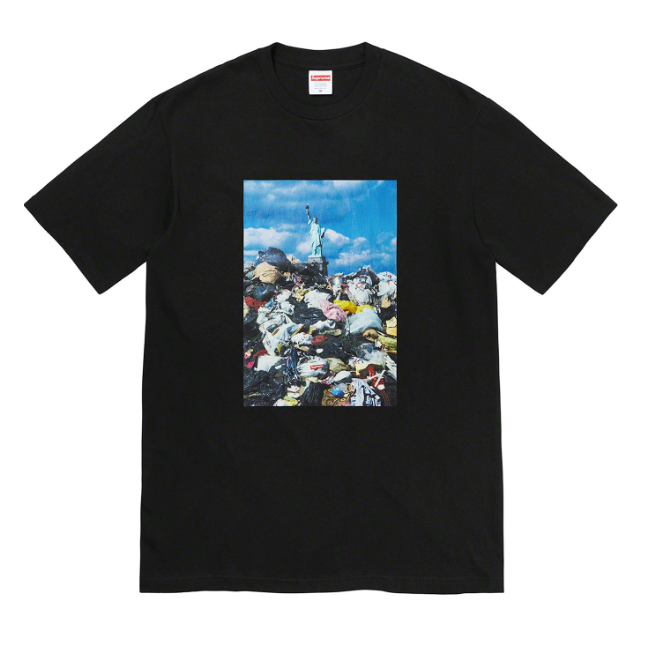Supreme - Statue of Liberty Trash T-Shirt (Black)