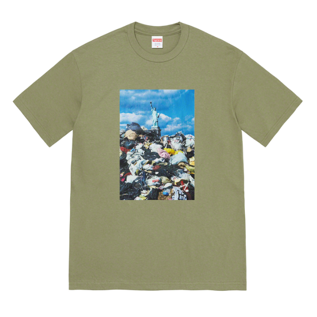 Supreme - Statue of Liberty Trash T-Shirt (Olive)