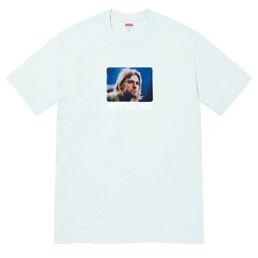 Supreme - Kurt Cobain Photo T-Shirt (Pale Blue)