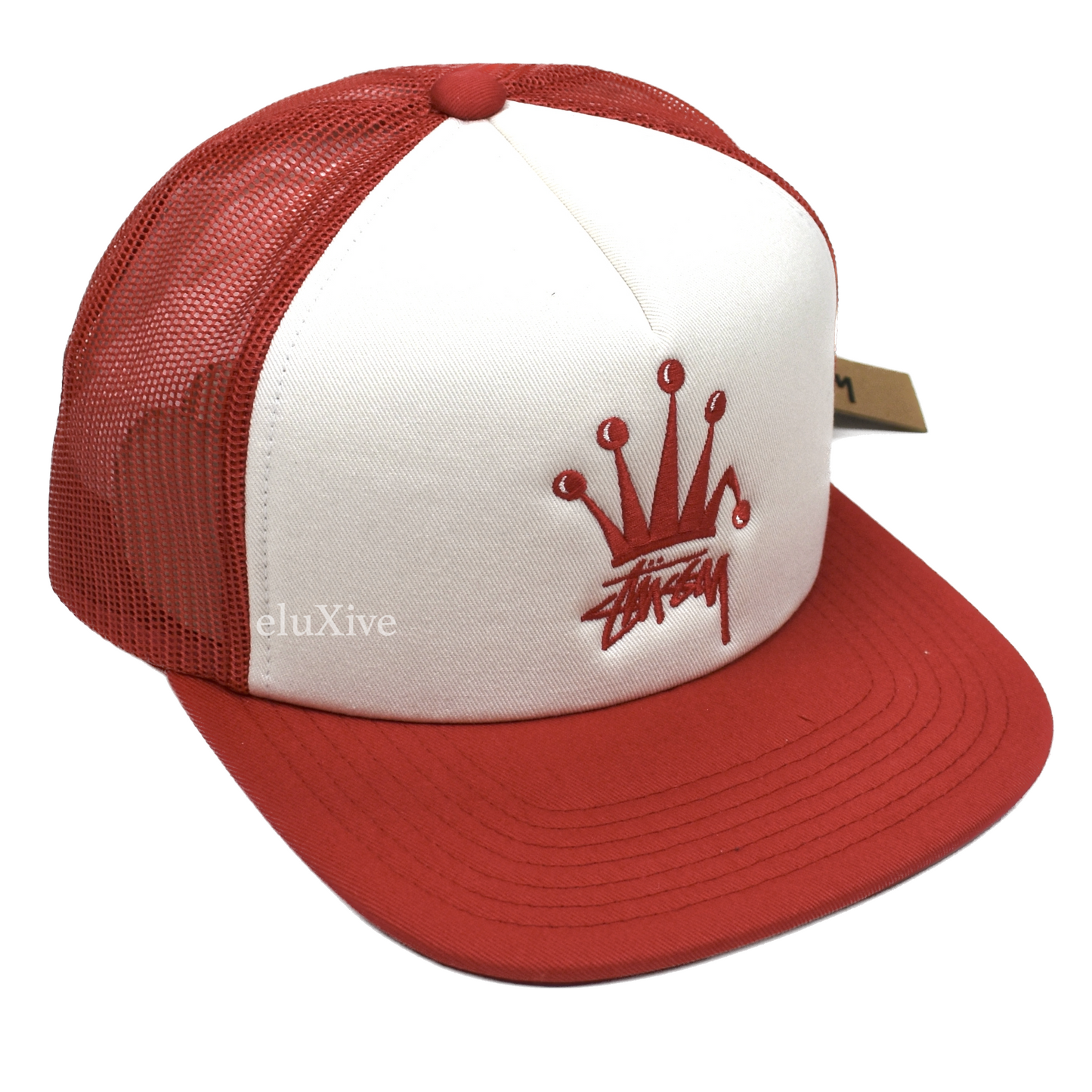 Stussy - Crown Logo Trucker Hat (Red/White)