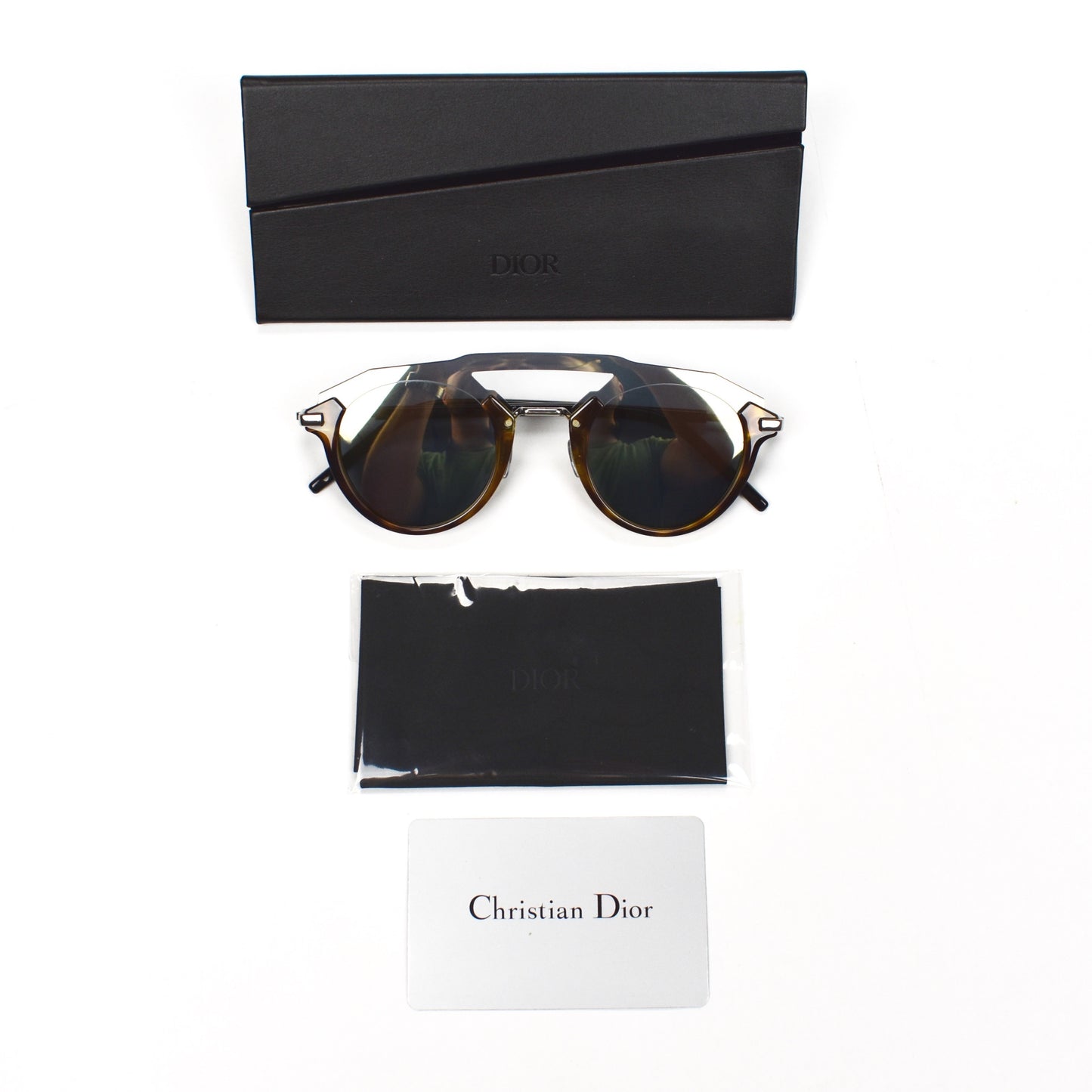Dior - Tortoise Futuristic Sunglasses