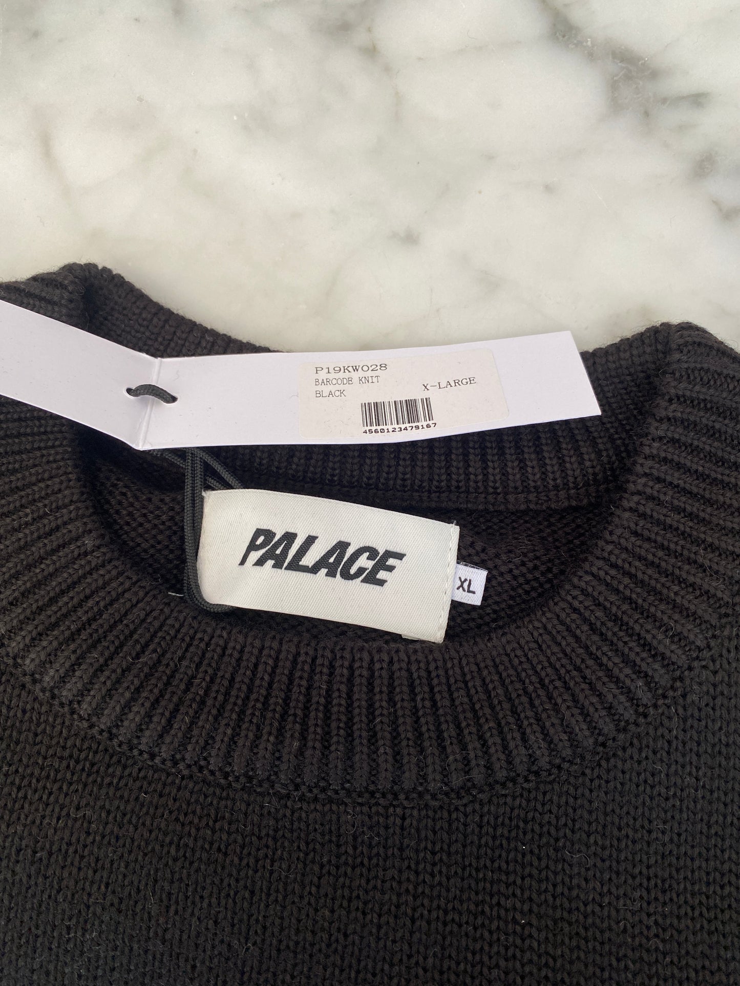 Palace - Barcode Logo Knit Sweater (Black)