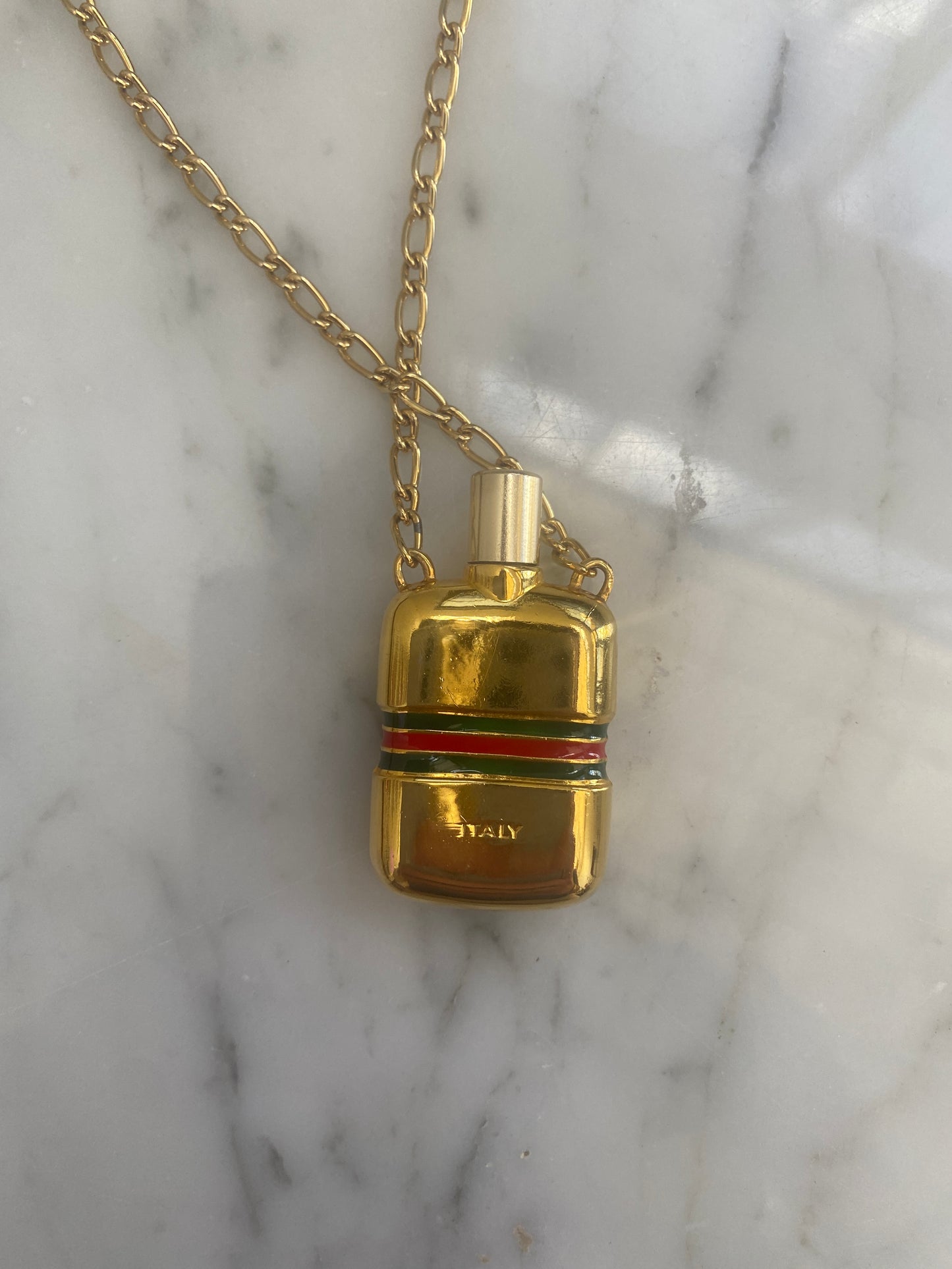 Gucci - Gold Bottle Chain Necklace