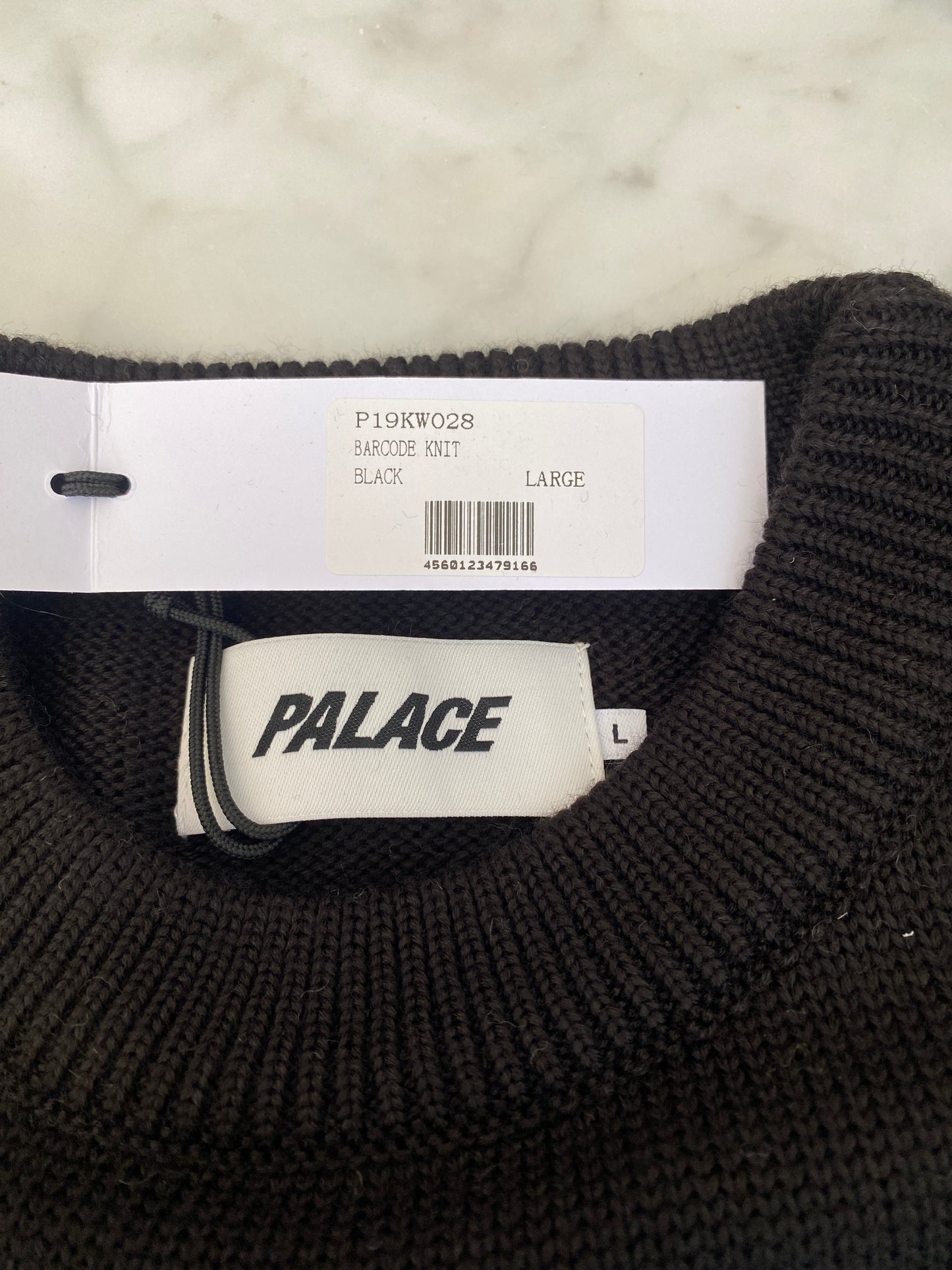 Palace - Barcode Logo Knit Sweater (Black)