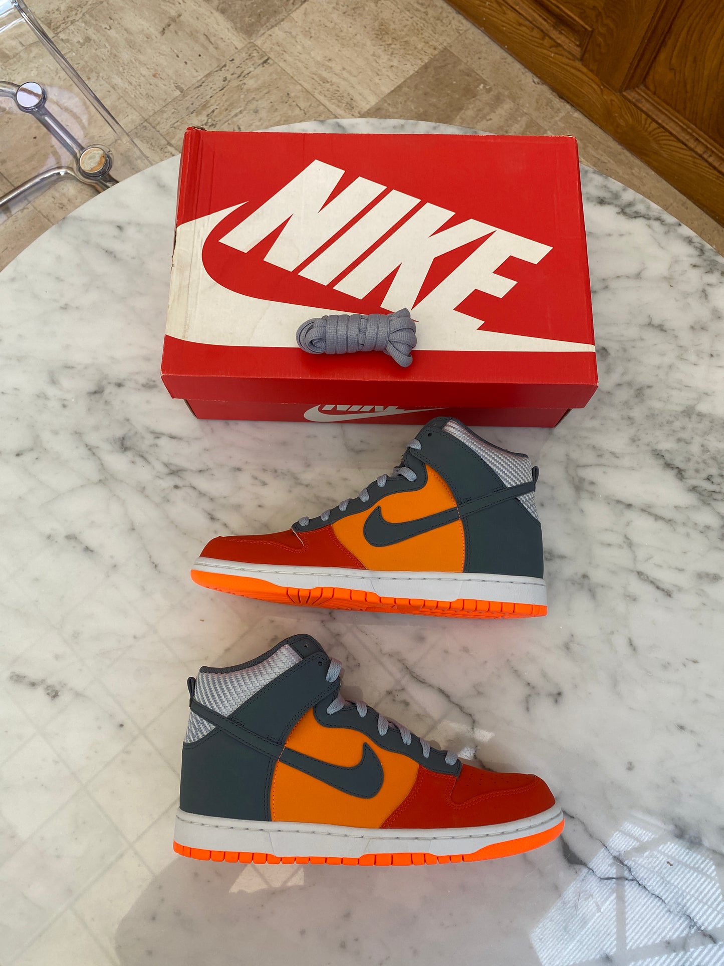 Nike - Dunk High Multicolor (Orange/Red/Slate)