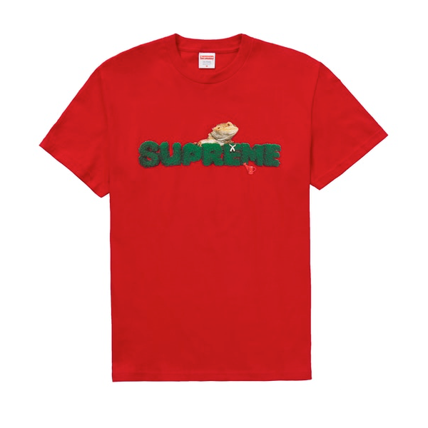 Supreme - Lizard Logo T-Shirt (Red)