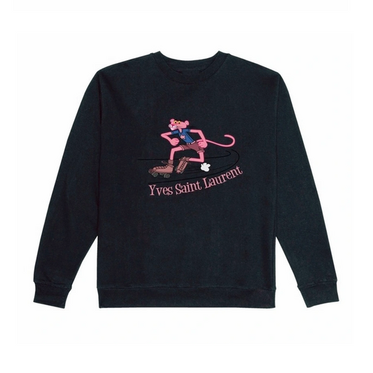 Mega Yacht - Pink Panther YSL Logo Sweatshirt